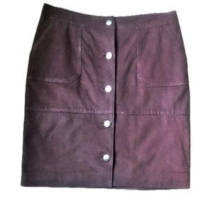 Coster Copenhagen Lamb Leather Skirt, size 36 EU